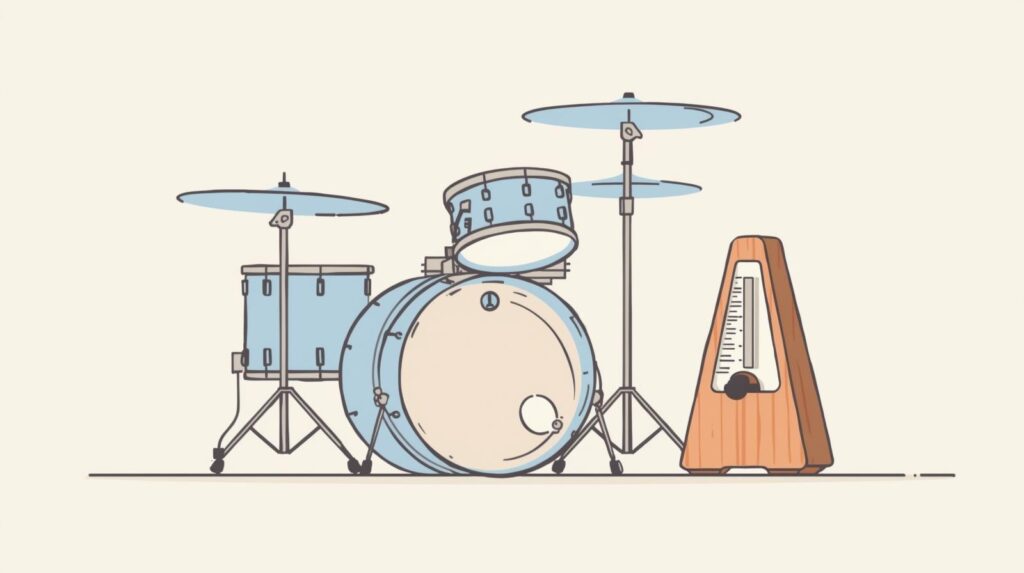 Le tempo en musique - batterie et métronome